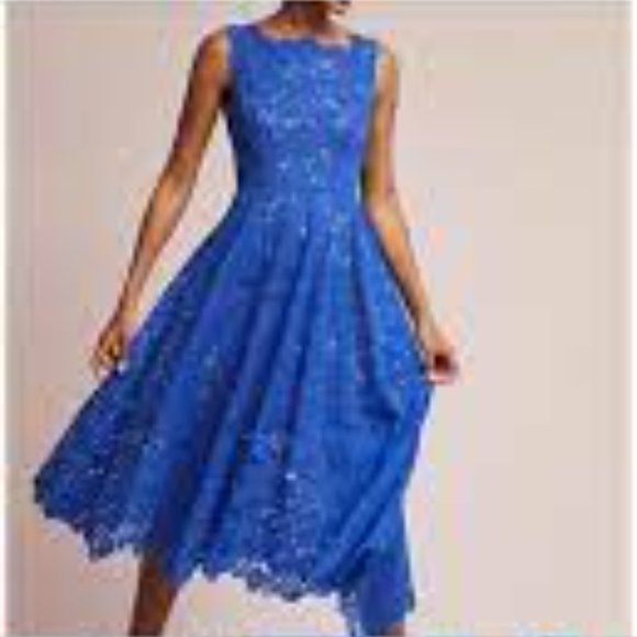Tracy Reese lace dress/Cerulean sky - Picture 6 of 7